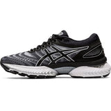 Asics Womens Gel-Nimbus 22 ( D)  Running Shoe - White/Black