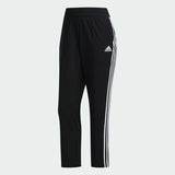 Adidas Womens 3-Stripes 7/8 Pants - Black/White