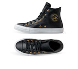 Converse Womens Chuck Taylor All Start High-Top shoes - Black/Gold