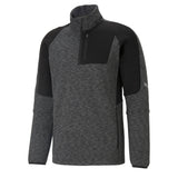 Puma Mens Evostripe Halfzip Crew - Black