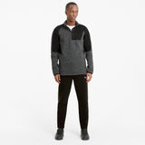 Puma Mens Evostripe Halfzip Crew - Black