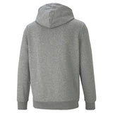 PUMA Mens ESS+ 2 COL BIG LOGO HOODIE   - Medium Grey Heather