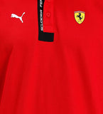 Puma Mens Scuderia Ferrari Rosso Corsa Polo Shirt  - Red