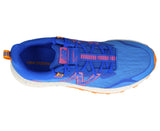 New Balance Nitrel V4 - Kids Trail Running Shoes - Faded Cobal/Guava/Orange