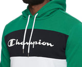 Champion Mens Euro Rochester Hoodie - Green/White