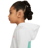 Nike Kids French Terry Hoodie  - White