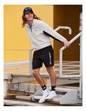 Champion Mens Script Jersey  Shorts - Black