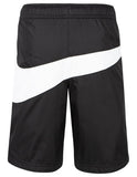 Nike Boys Oversized Swoosh Woven Short - Black