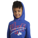Nike See Me Fit Pullover Kids Hoodie Hoodie  - Game Royal