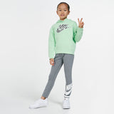 Nike Girls Zebra Electric Zebra Hoodie  - Vapor Green