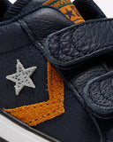 Converse  Toddlers Star Player 2V Leather Shoe-- Obsidian / Midnight Clover