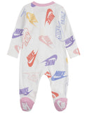 Nike Nsw Hbr Baby Footed Coverall - White