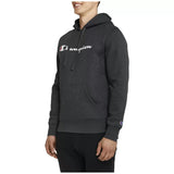 Champion Mens Script Hoodie - Granite/Heather