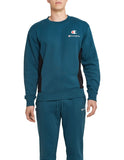 Champion Mens Sps Panel Crew Jumper - Blue/Black