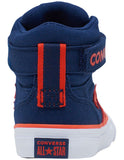 Converse Unisex  Kids Pro Blaze Strap Hi  Top Shoe - Midnight Navy/Bright Poppy/White