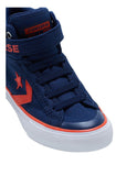 Converse Unisex  Kids Pro Blaze Strap Hi  Top Shoe - Midnight Navy/Bright Poppy/White