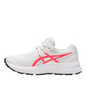 Asics Gel-Contend 7 Big Kids (Gs) Running Shoes - White/Blazing Coral