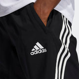 Adidas Mens Aeroready 3-Stripes 8-Inch Shorts - Black/White