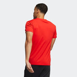 Adidas Mens Aeroready  3S T-Shirt  - Vivid Red/ Black