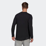 Adidas Mens Designed 2 Move Feelready Long Sleeve T-Shirt - Black