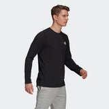 Adidas Mens Designed 2 Move Feelready Long Sleeve T-Shirt - Black