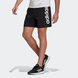 Adidas Mens  Chelsea Linear Logo Shorts - Black/White