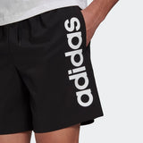 Adidas Mens  Chelsea Linear Logo Shorts - Black/White