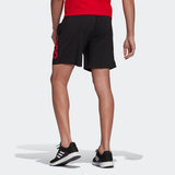 Adidas Mens Aeroready Chelsea Linear Logo Shorts - Black/Scarle