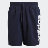 Adidas Mens  Chelsea Linear Logo Shorts - Legend Ink/White