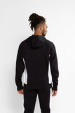 Champion Mens Panel Hoodie - Black/White