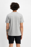 Champion Mens Script Tee - Oxford Heather