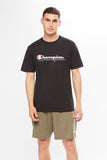 Champion Mens  Sporty  Graphic  S/S T-Shirt - Black