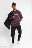 Champion Mens Script Hoodie - Blackberry Delight