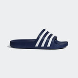 Adidas Unisex  Adilette Aqua Slide - Dark Blue / Cloud White / Dark Blue