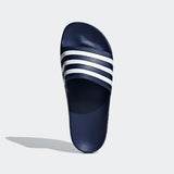 Adidas Unisex  Adilette Aqua Slide - Dark Blue / Cloud White / Dark Blue