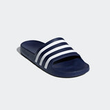 Adidas Unisex  Adilette Aqua Slide - Dark Blue / Cloud White / Dark Blue