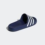Adidas Unisex  Adilette Aqua Slide - Dark Blue / Cloud White / Dark Blue