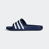 Adidas Unisex  Adilette Aqua Slide - Dark Blue / Cloud White / Dark Blue