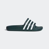 Adidas Unisex  Adilette Aqua Slide - Legend Ivy / Cloud White / Legend Ivy