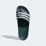 Adidas Unisex  Adilette Aqua Slide - Legend Ivy / Cloud White / Legend Ivy