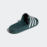 Adidas Unisex  Adilette Aqua Slide - Legend Ivy / Cloud White / Legend Ivy