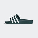 Adidas Unisex  Adilette Aqua Slide - Legend Ivy / Cloud White / Legend Ivy