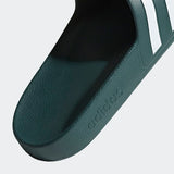 Adidas Unisex  Adilette Aqua Slide - Legend Ivy / Cloud White / Legend Ivy