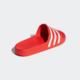 Adidas Unisex  Adilette Aqua Slide - Active Red / Cloud White / Active Red