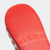 Adidas Unisex  Adilette Aqua Slide - Active Red / Cloud White / Active Red