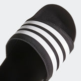 Adidas Unisex Adilette Comfort Slides - Black/White