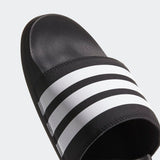 Adidas Unisex Adilette Comfort Slides - Black/White