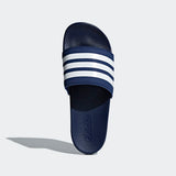 Adidas Unisex  Adilette Comfort  Slides - Dark Blue/Cloud White/Dark Blue