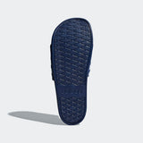 Adidas Unisex  Adilette Comfort  Slides - Dark Blue/Cloud White/Dark Blue