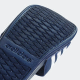 Adidas Unisex  Adilette Comfort  Slides - Dark Blue/Cloud White/Dark Blue